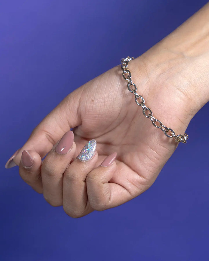 Pink Sapphire Toggle Clasp Bracelet