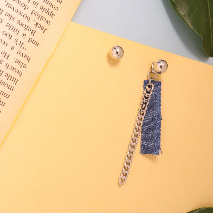 Badass Denim Earrings