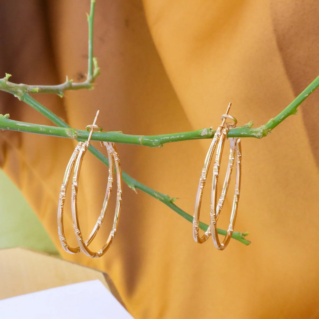 Basic Gold Hoops