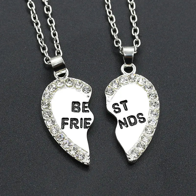 BYDOT 2 Pcs Best Friend Magnetic Necklace Cartoon Tai Chi-shape Creative  Sister Friendship Gift for Lover Couples Sister Bff - Walmart.com