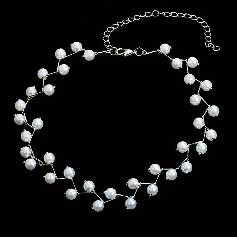 Charm Pearl Necklace