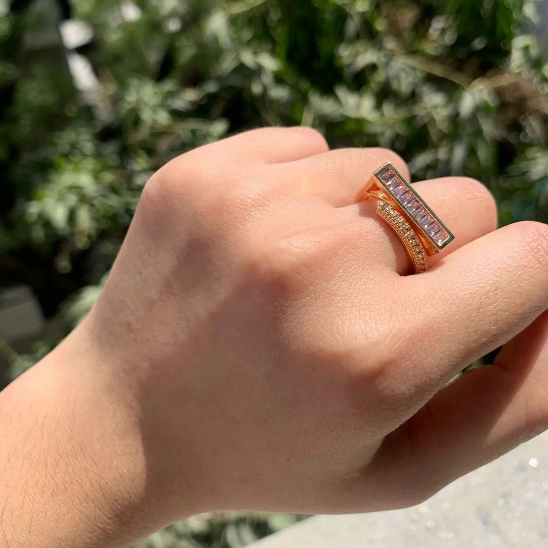Coral Cocktail Ring