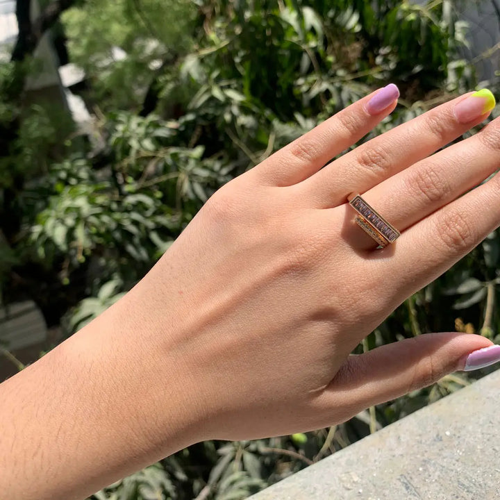 Coral Cocktail Ring