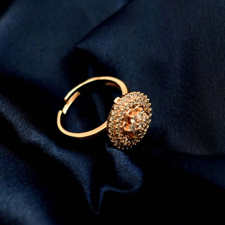 Cosmos Spinner Ring - Rose Gold
