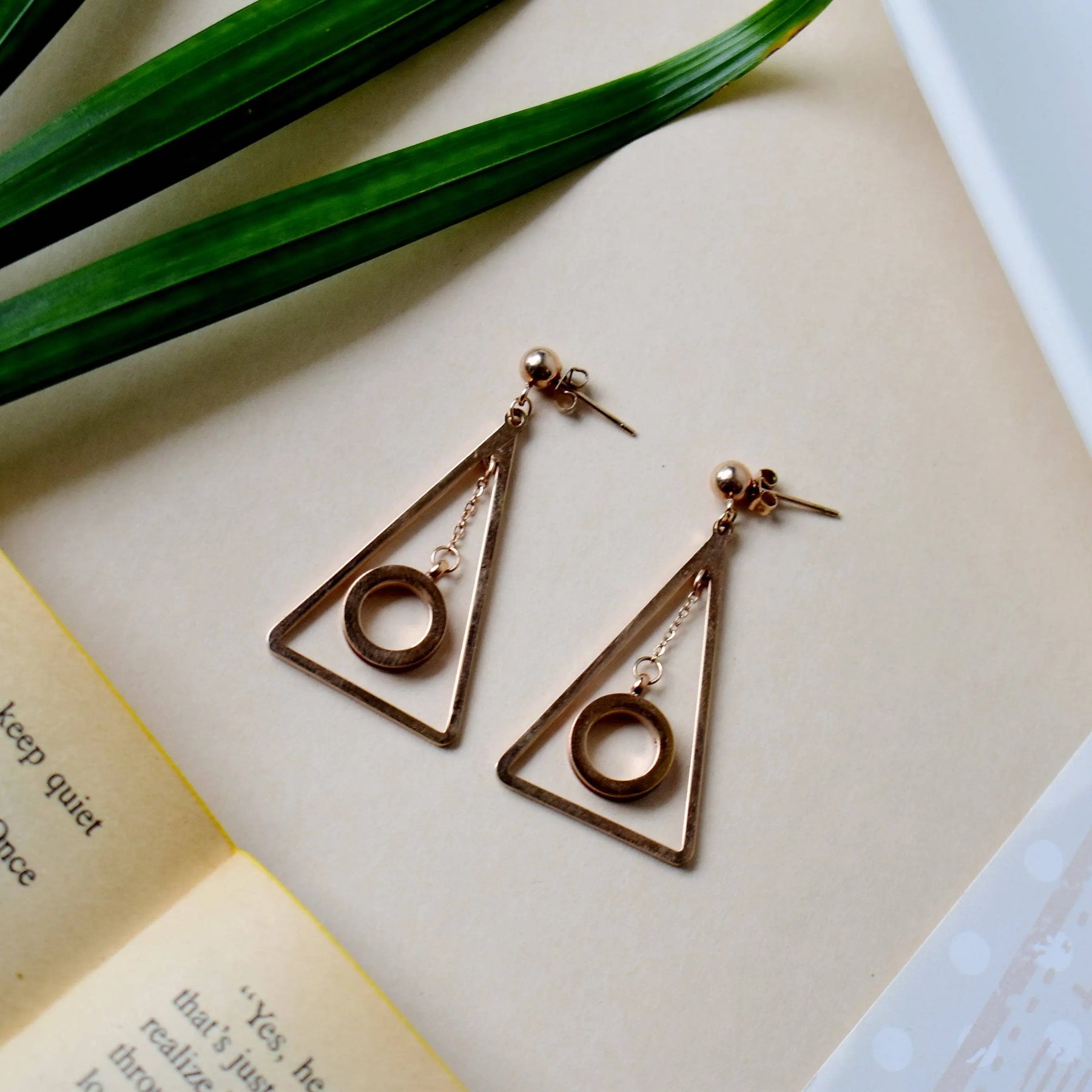 Harry Potter Deathly Hallows Earrings - wizardingwonders.com