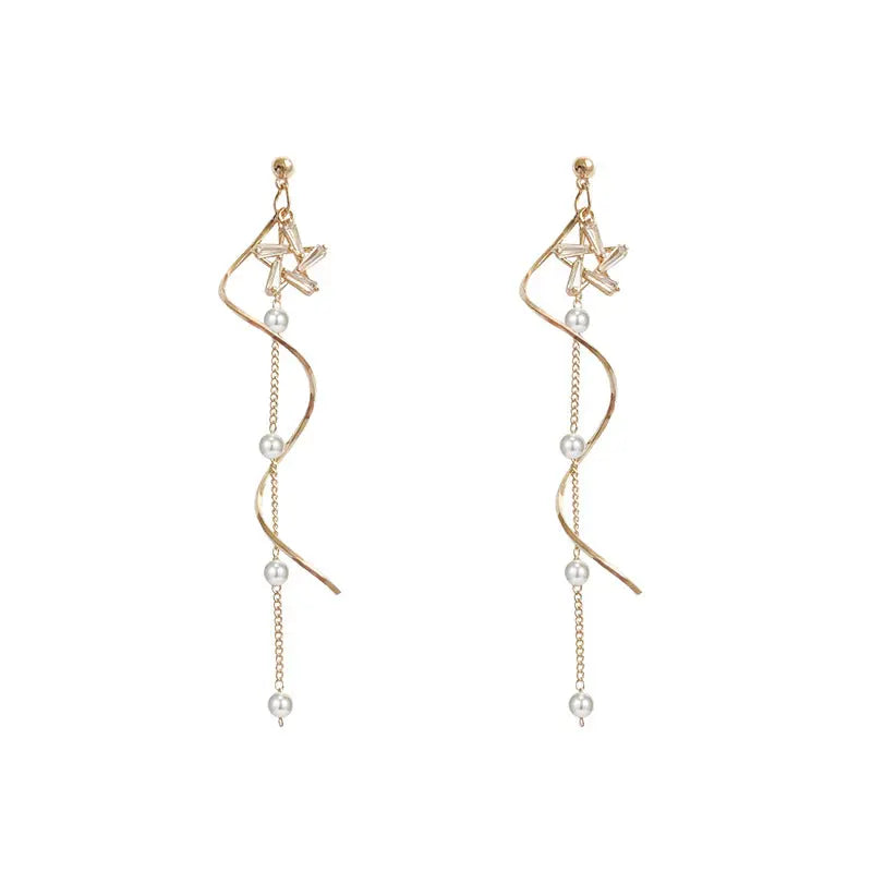 Daylight Tassel Bling Earrings