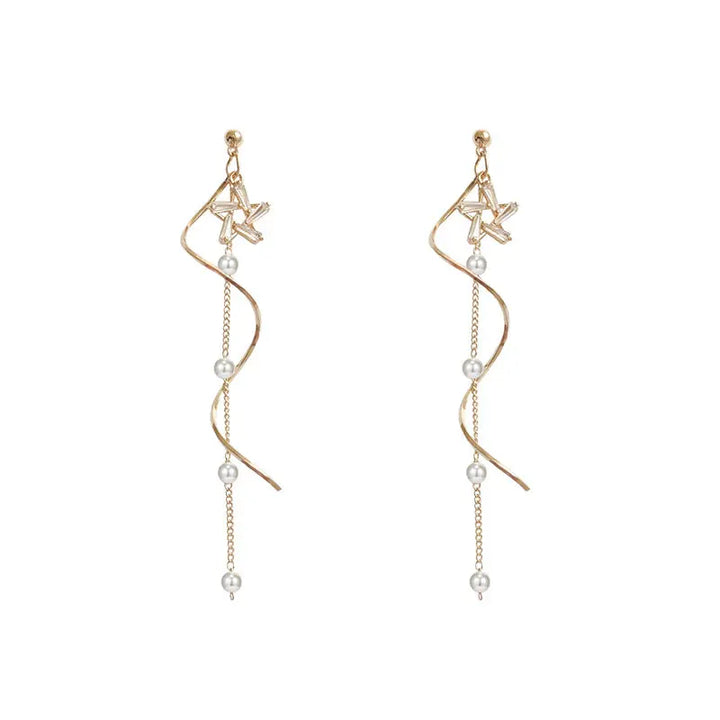 Daylight Tassel Bling Earrings