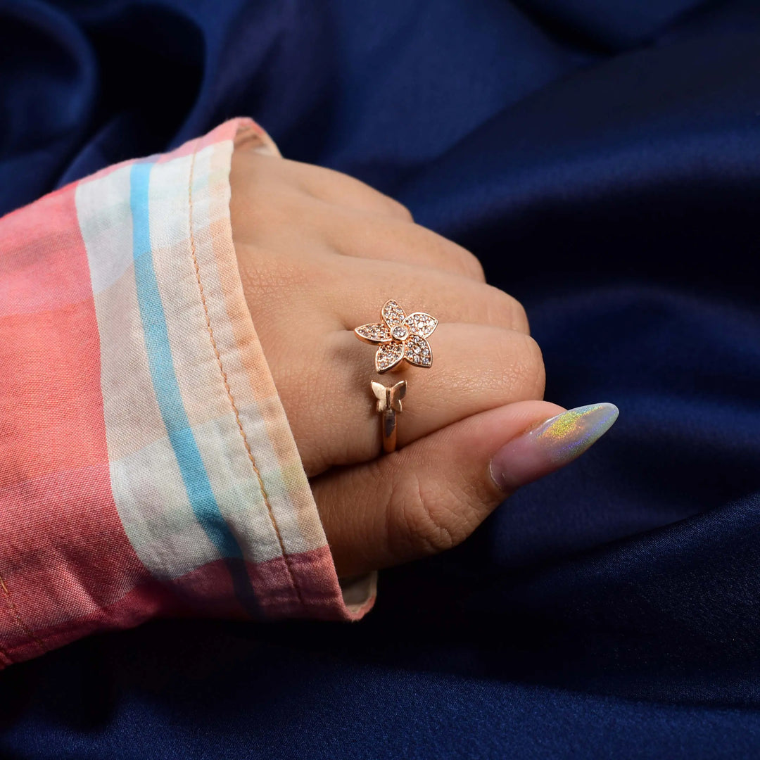 Demogorgon Spinner Ring - Rose Gold