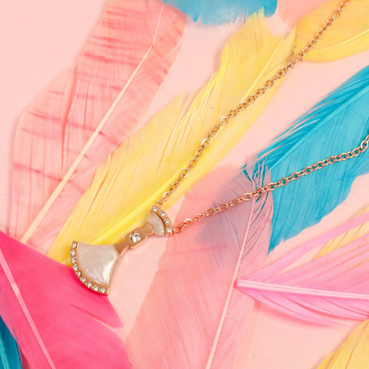Divas Dream Bell Necklace - Rose Gold