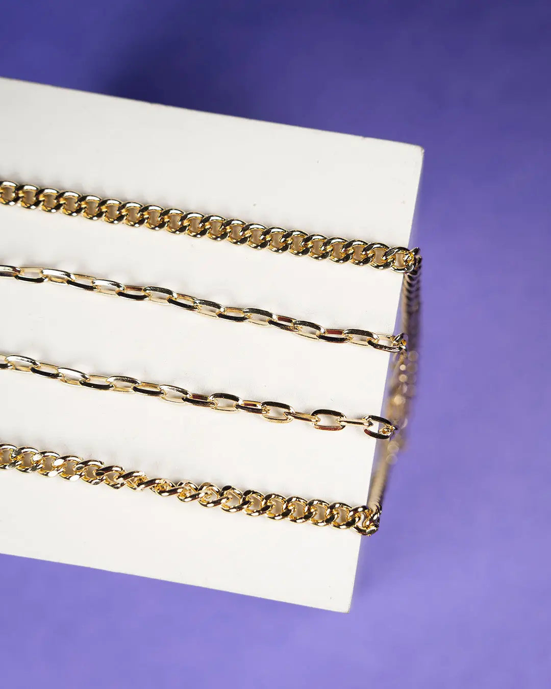Basic Gold Chang Double layered basic gold chains | Salty – Salty Accessories