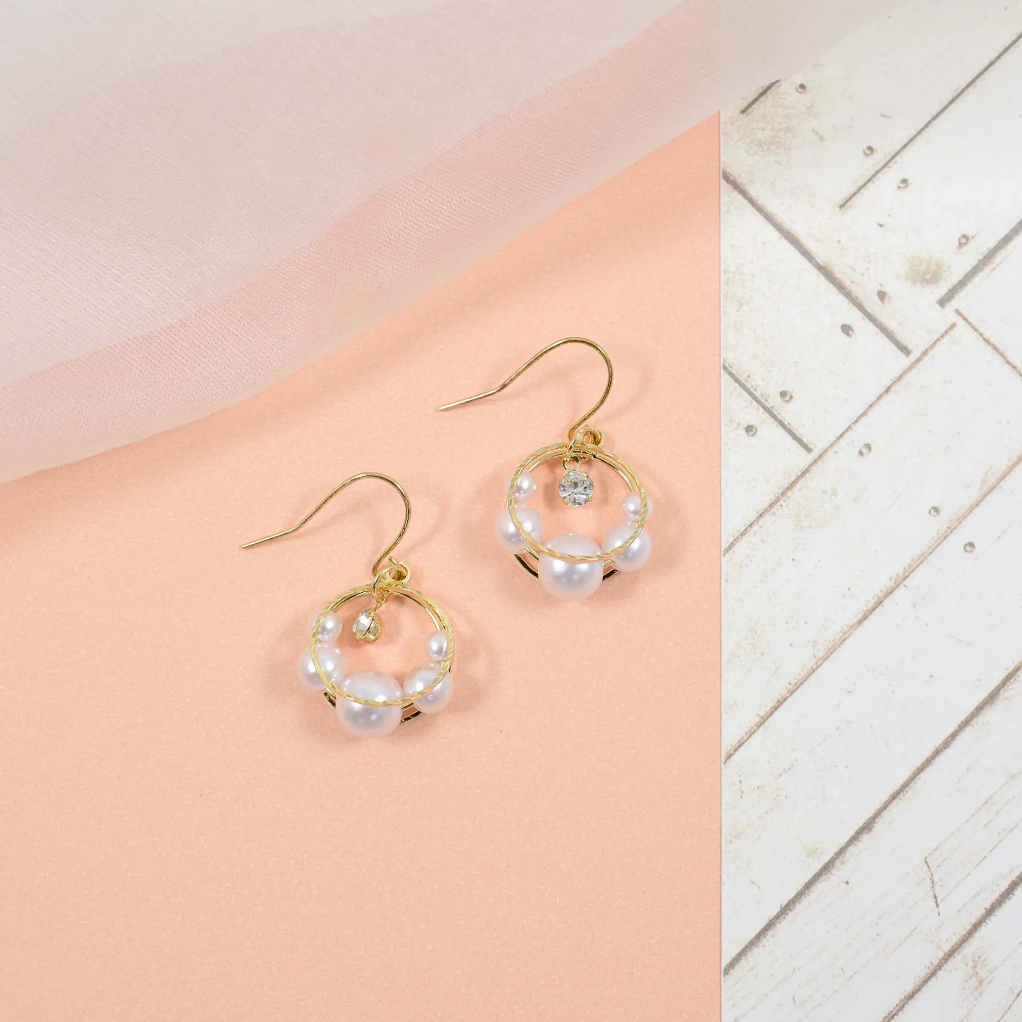 Diamond Mini Ore Dangle Earrings  Sarah Swell Jewelry