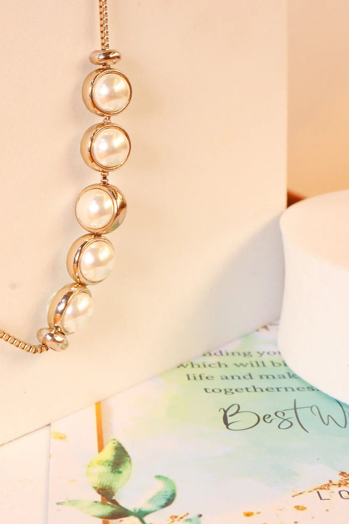 Gold Gem Bracelet