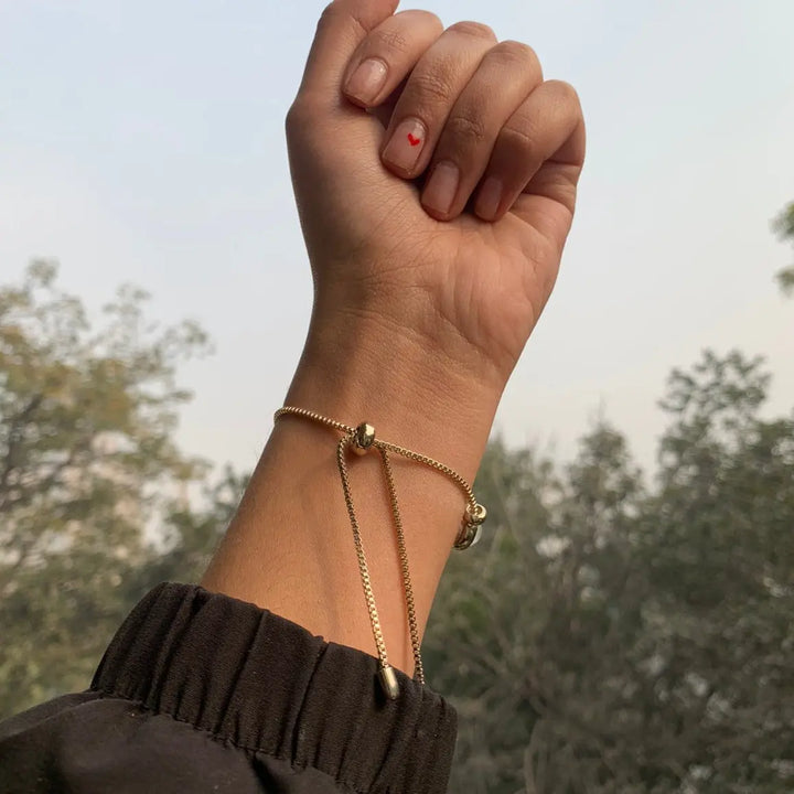 Gold Gem Bracelet