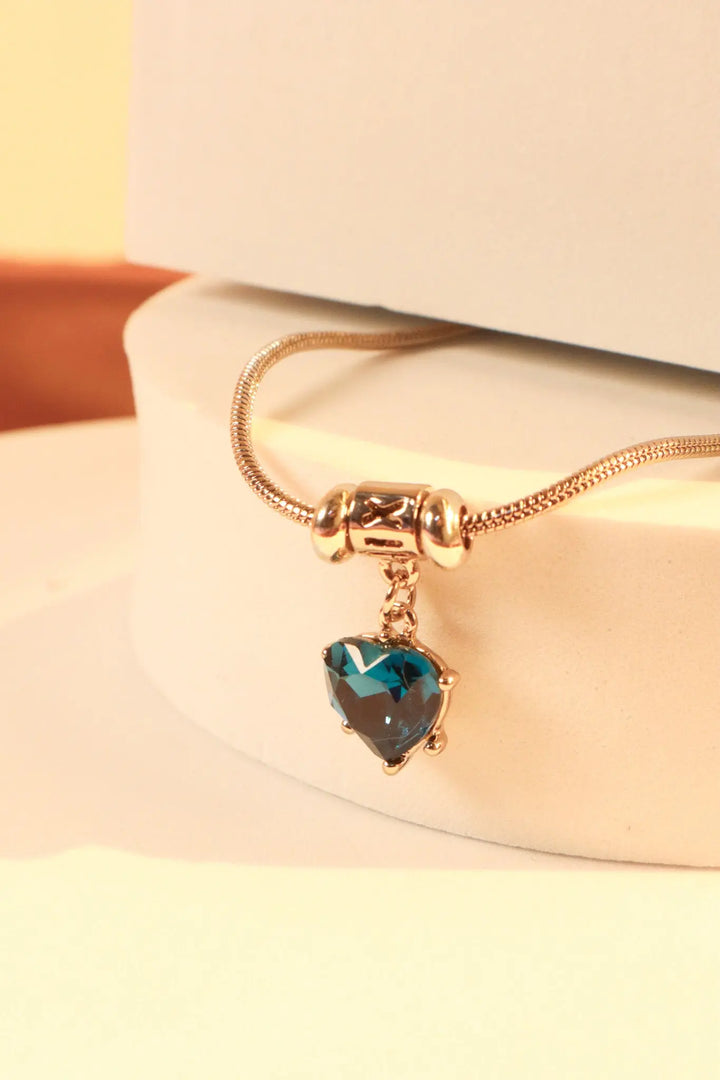 Heart Drop charm Bracelet