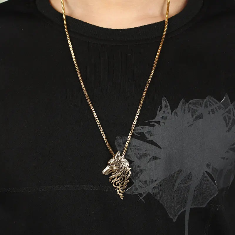 House Stark Wolf Necklace