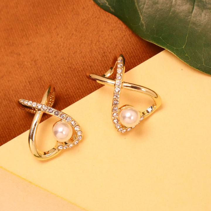 Infinity Pearl Earrings