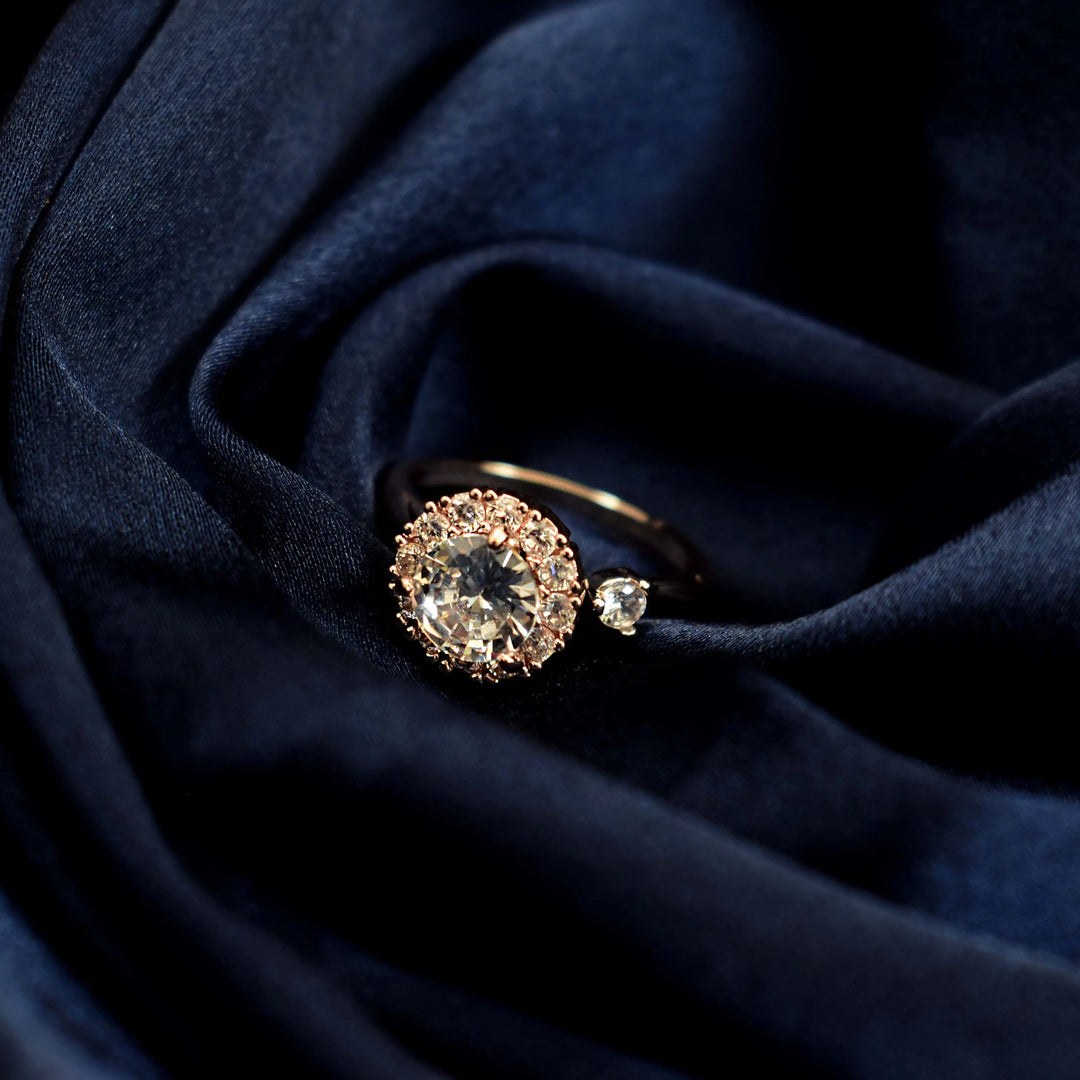 Iona Spinner Ring - Rose Gold
