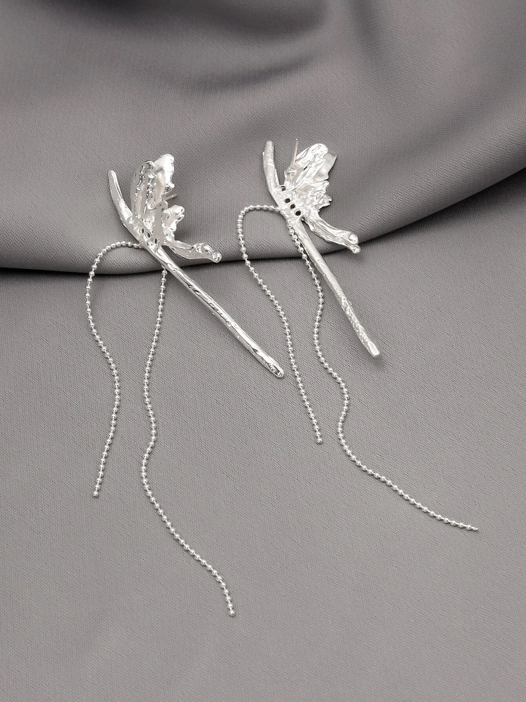 Long Tassel Fly Earrings
