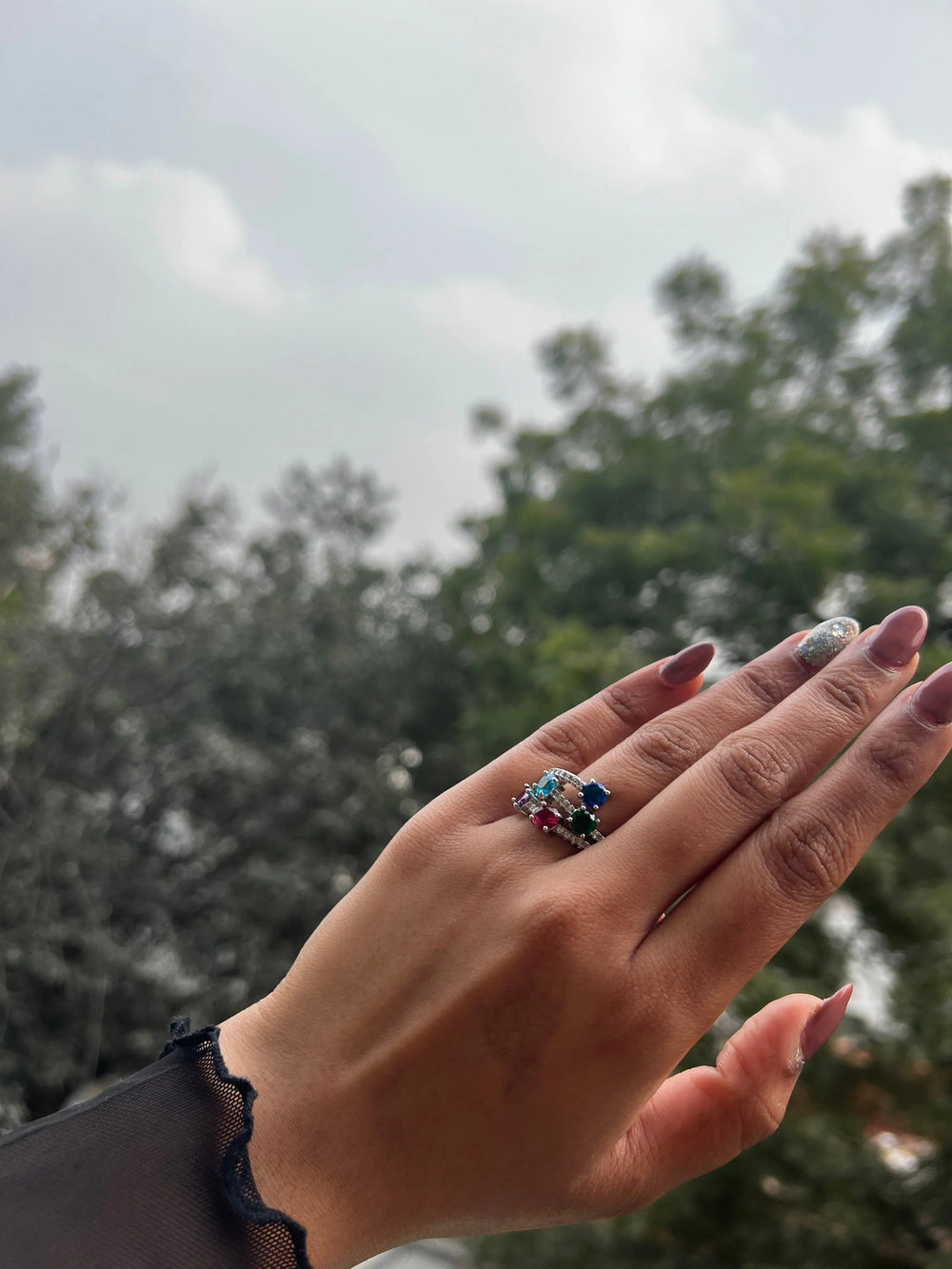 Lucky Five stones ring
