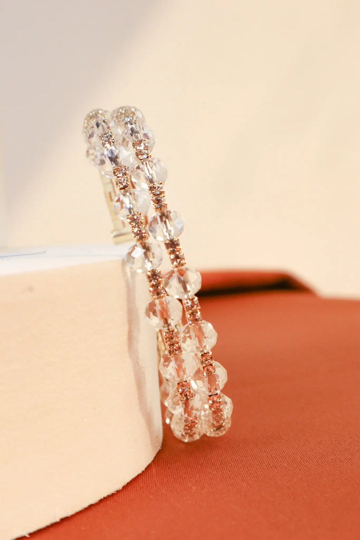 Lucky Pearls Cuff Bracelet - Gold