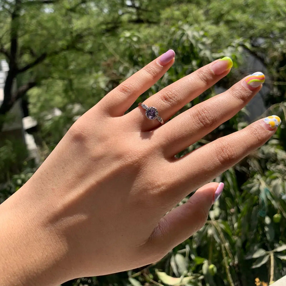 Minimalist Lucky Charm Purple Band