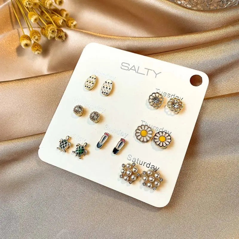 Stud on sale earrings set