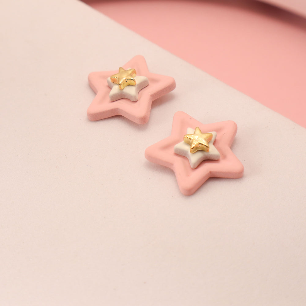 Pretty In Pink Studs