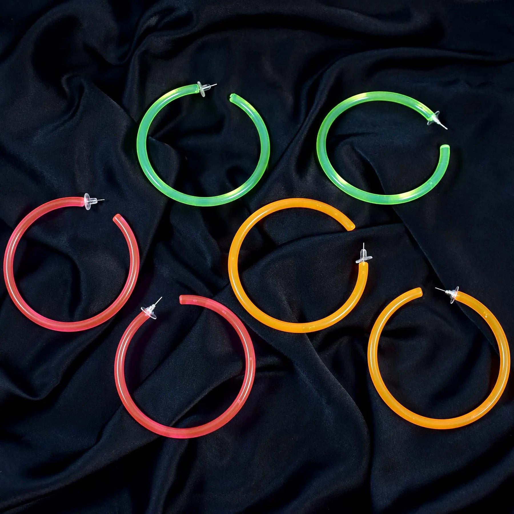 Glow in the 2025 dark hoop earrings