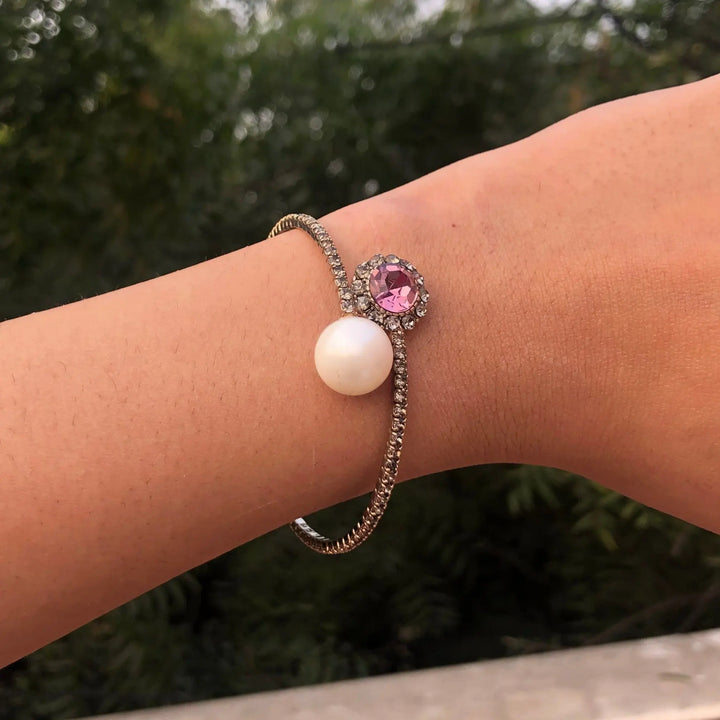 Quartz Cuff Bracelet