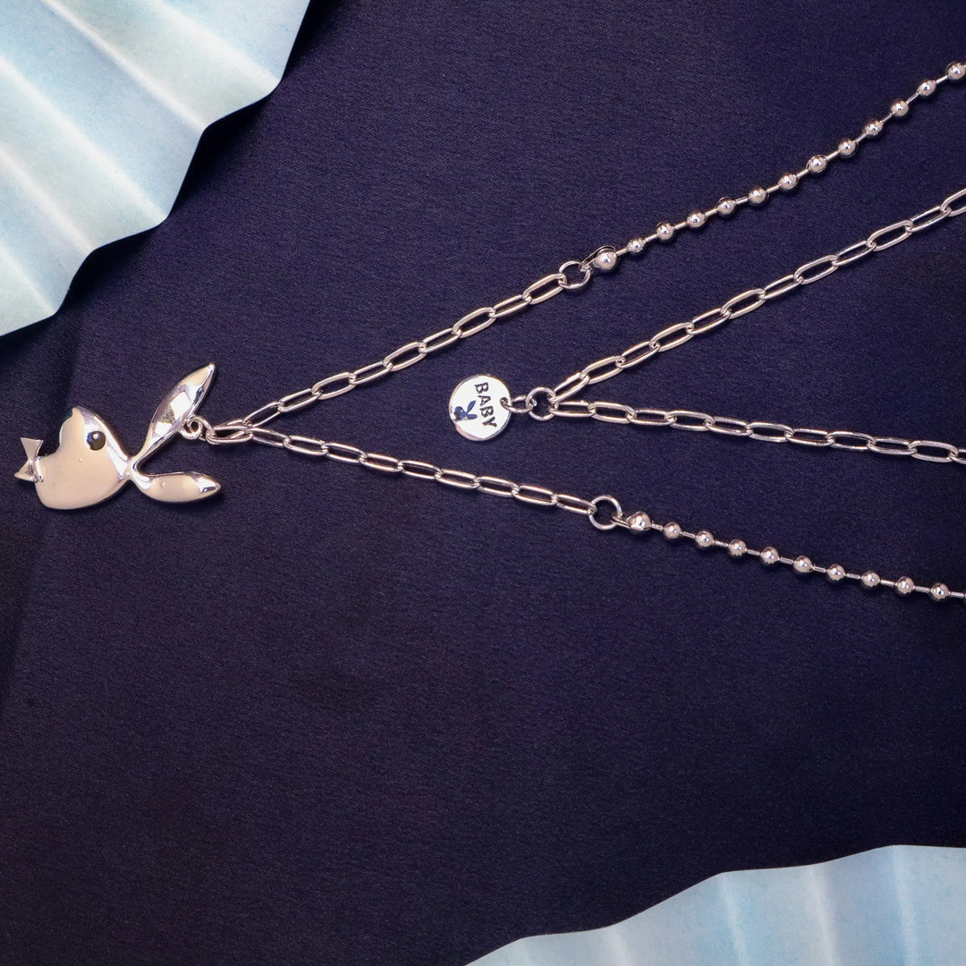 Rabbit Double Layer Necklace