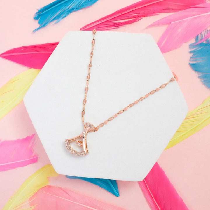 Raya Bell Rose Gold Necklace