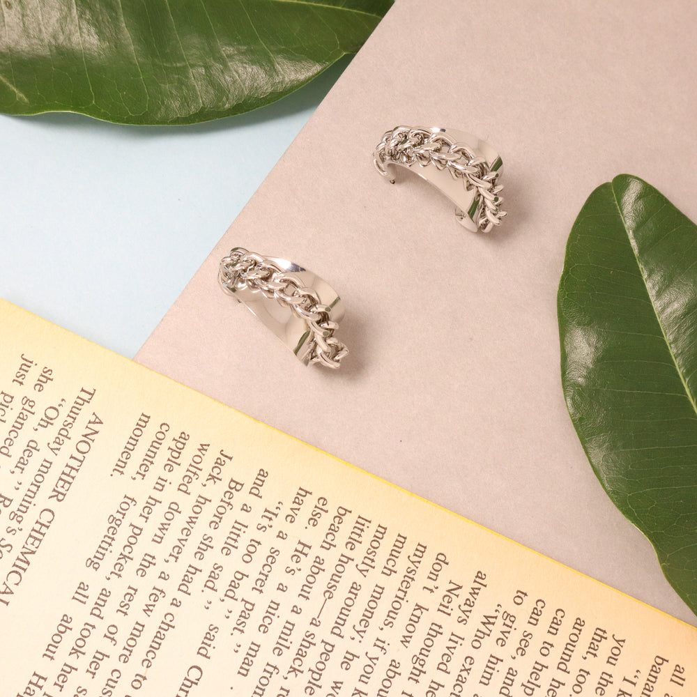 Rebel Silver Earrings