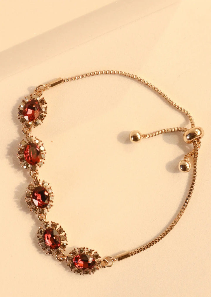 Red Spinel Bracelet