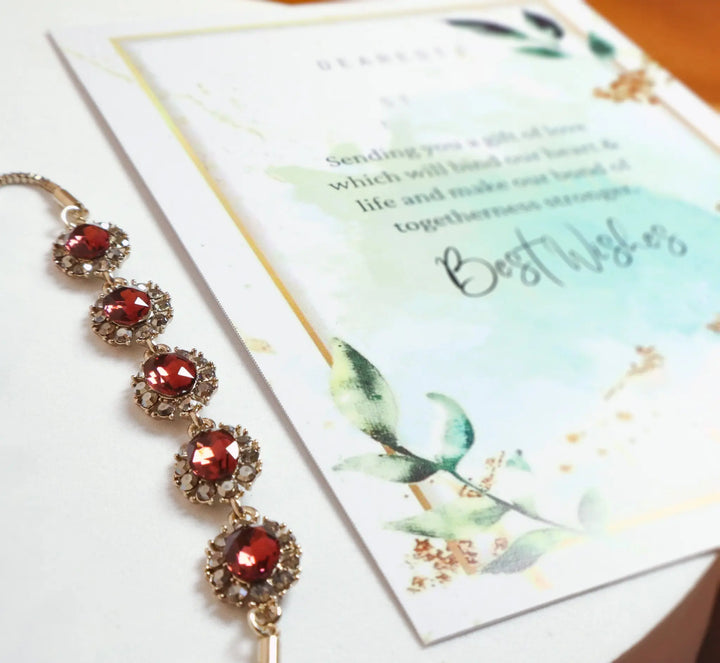 Red Spinel Bracelet