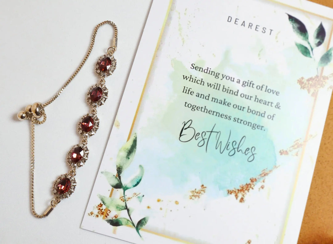 Red Spinel Bracelet