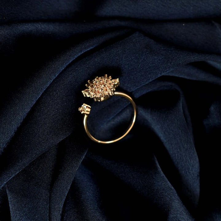 Sage Spinner Ring - Rose Gold