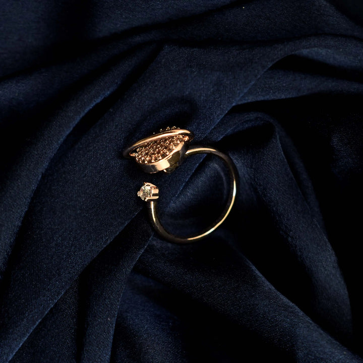 Saturn Spinner Ring - Rose Gold