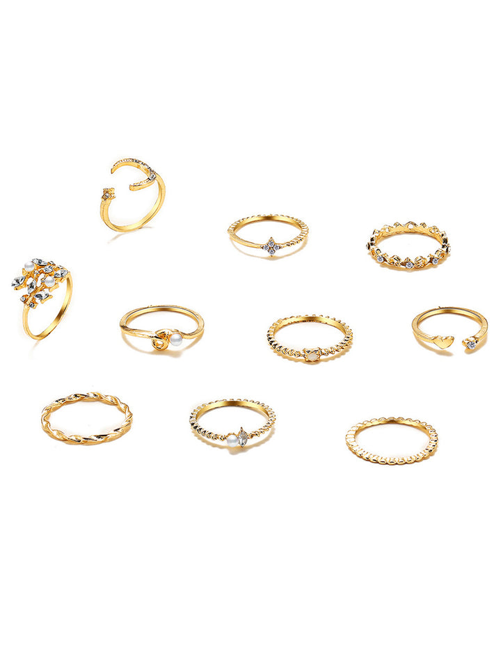 Set of 10 Night Out Rings