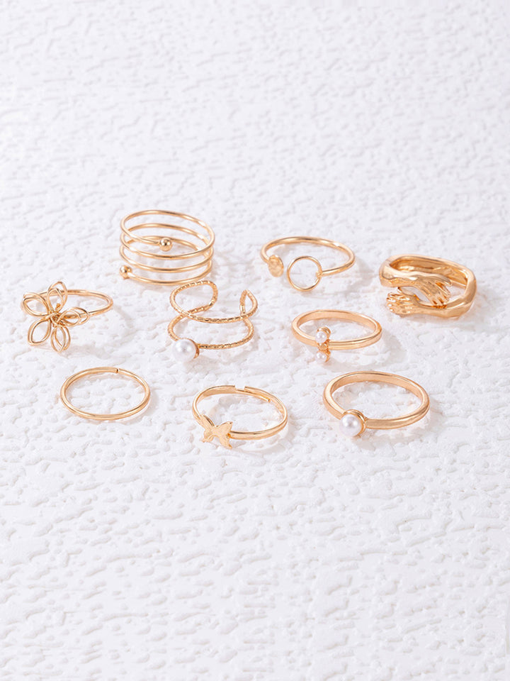 Set of 9 Classic Everyday Rings