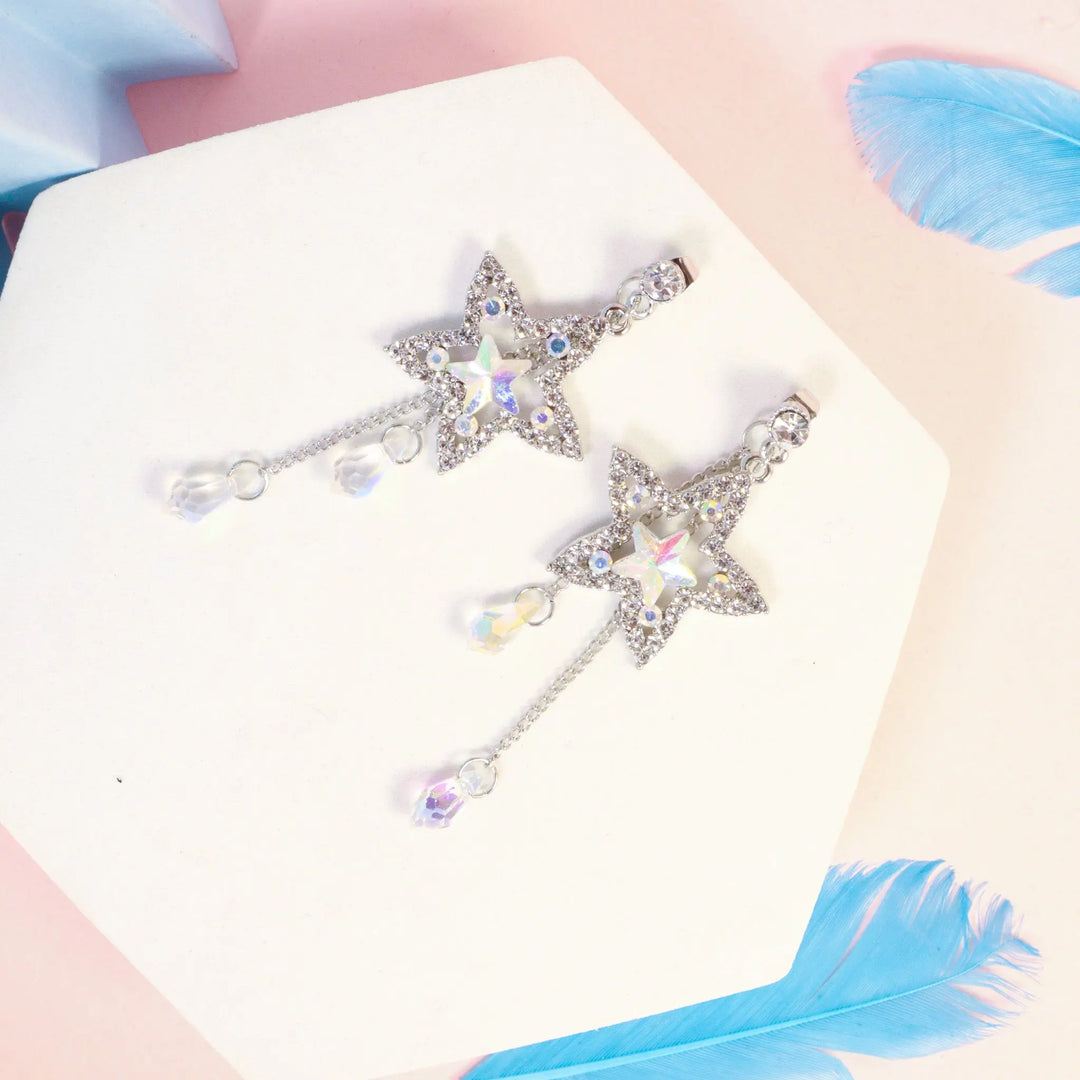 Shinning Star Cocktail Earrings