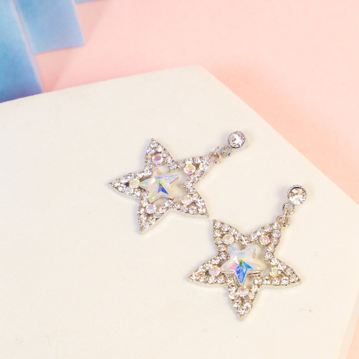 Shinning Star Cocktail Earrings