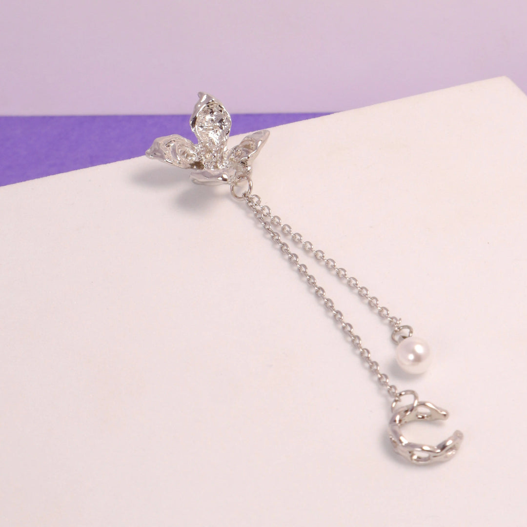 Single Flower Cuff Earring - 1 Piece