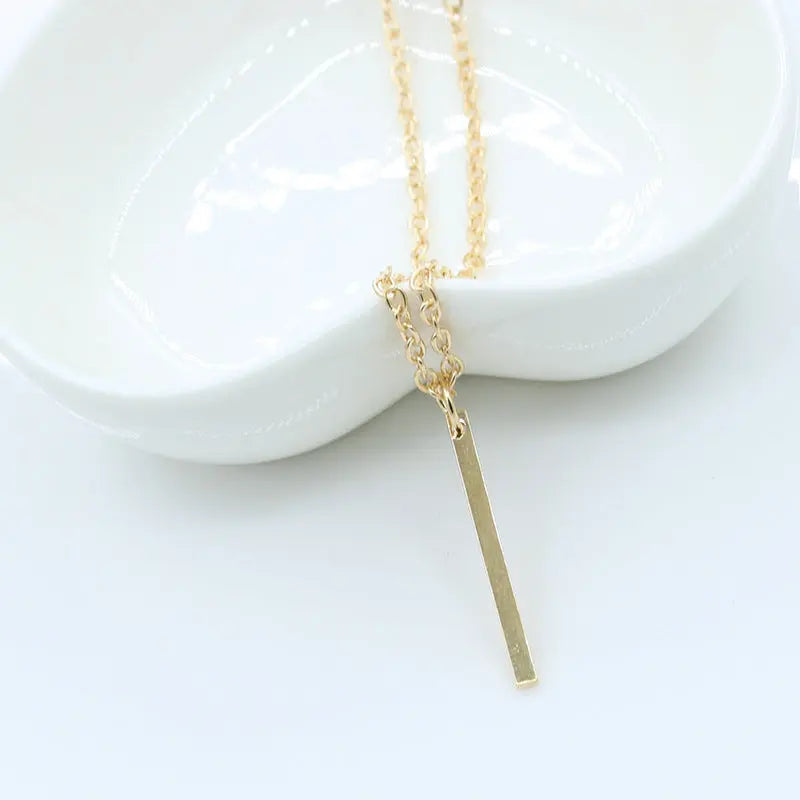 Solid Chain Necklace - Gold