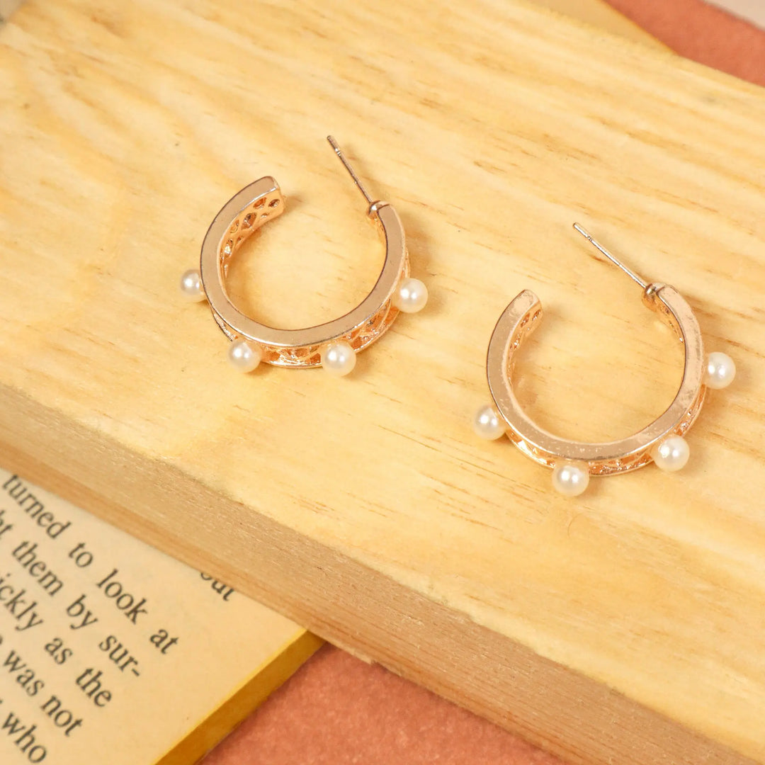 South Sea Pearl Hoops
