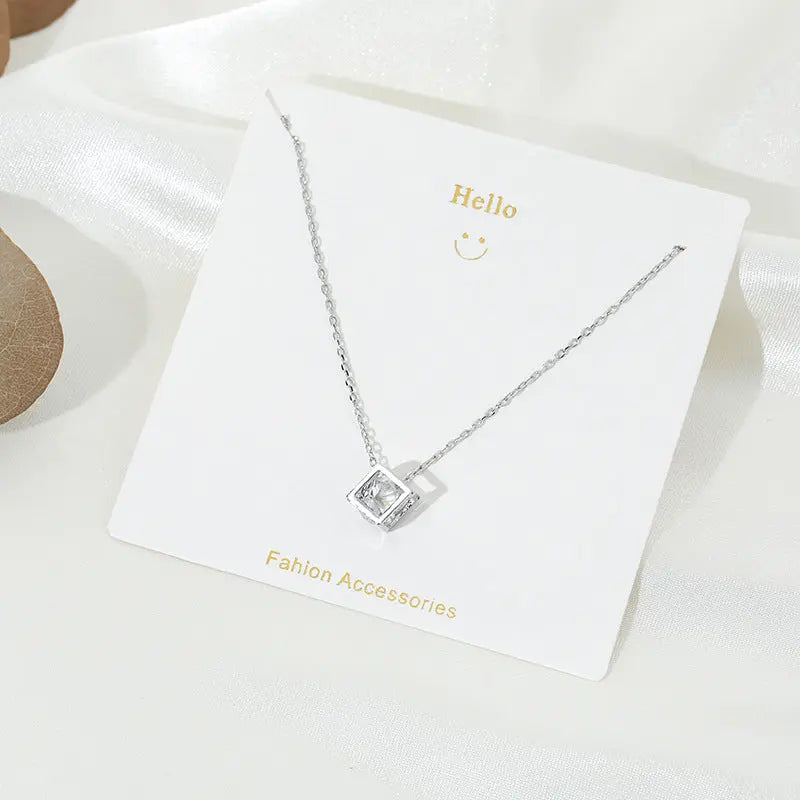 Square Solid Necklace