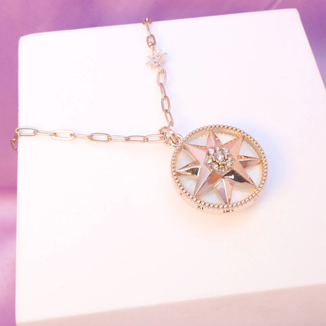 Starry Reversible Acrylic Necklace