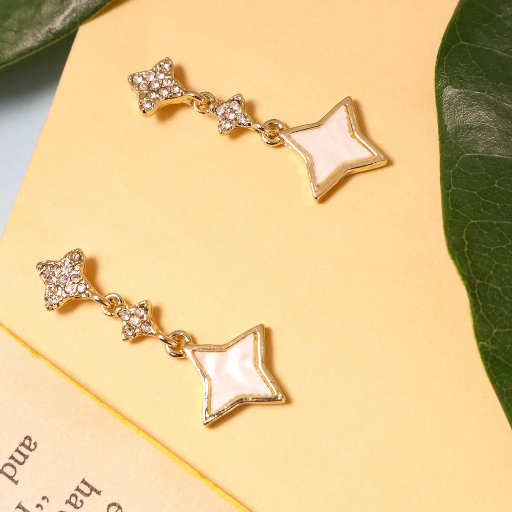 Starry star earrings