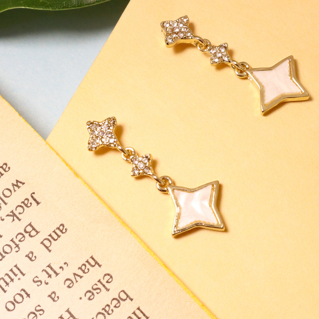 Starry star earrings