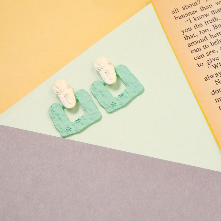 Stylish Paper Look Earrings