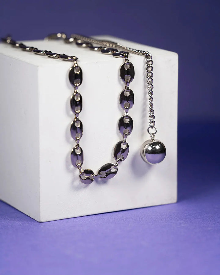 Stylist Copper Charm Necklace